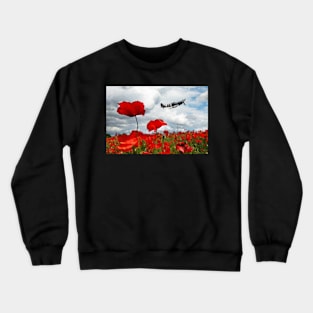 Spitfire Over The Poppy Crewneck Sweatshirt